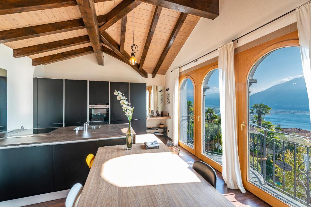Casa Luna - Wonderful Lake View Brione sopra Minusio Exterior foto